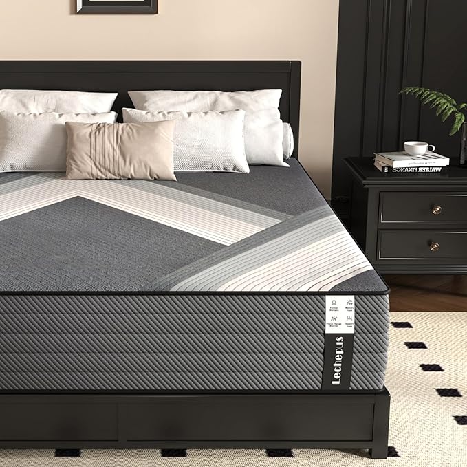 Full Mattress,10Inch Medium Firm Hybrid Mattress in Box