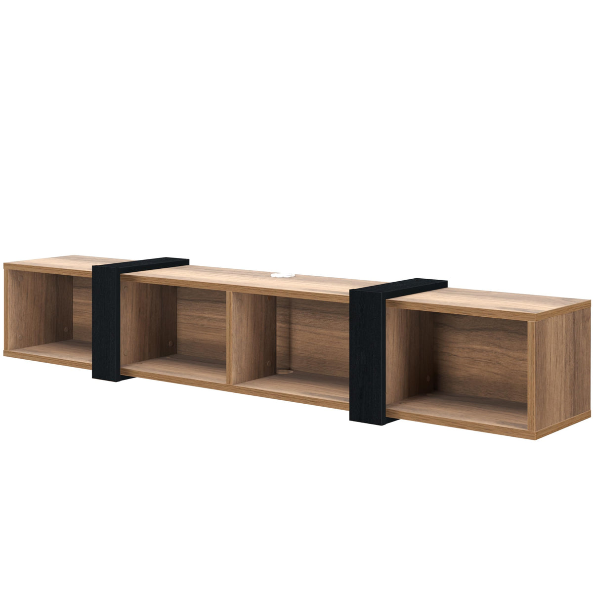 Floating TV Stand Wall Mounted 71 Inch – Walnut