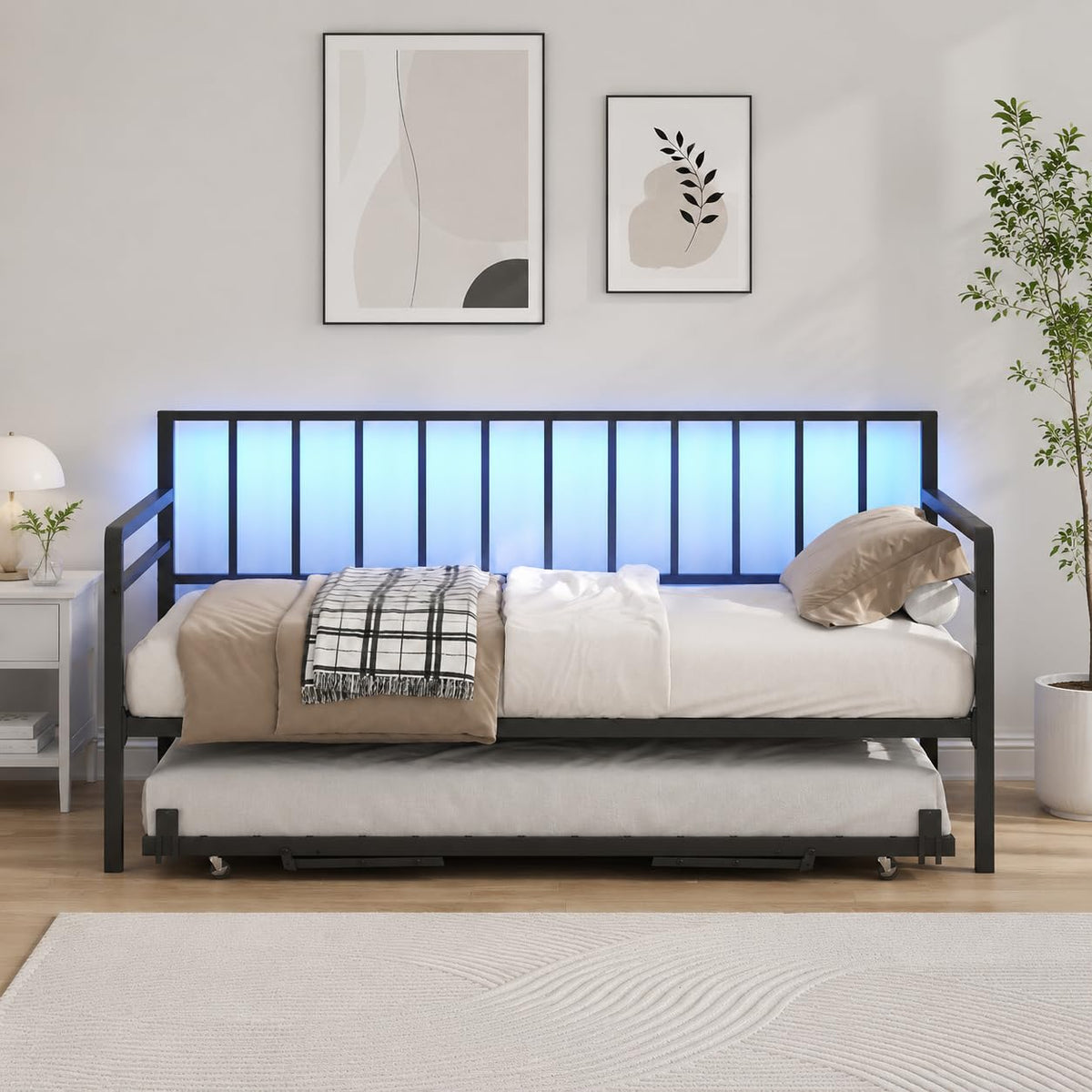 Twin Daybed with Pop-Up Trundle