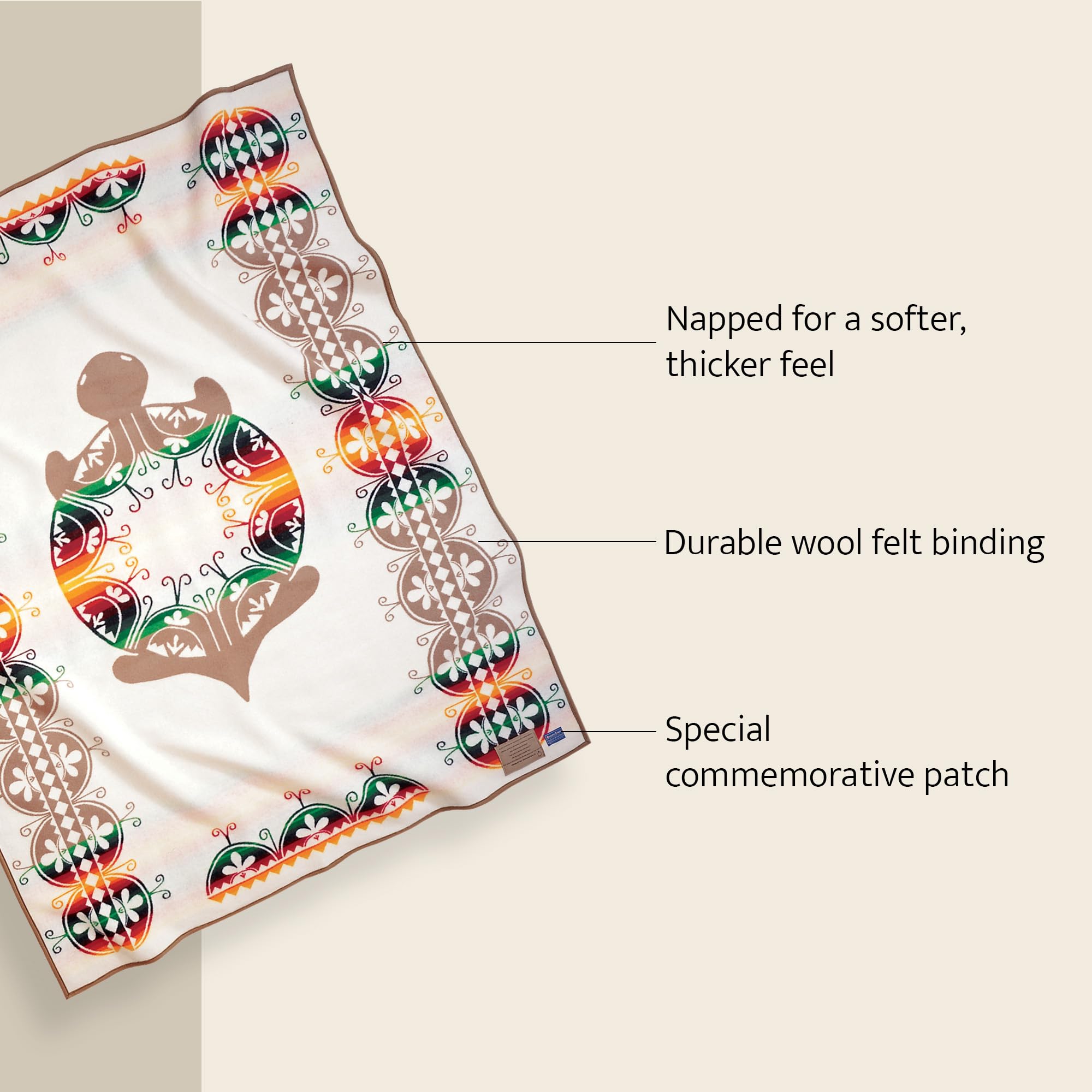 The Legendary Collection Creation Turtle Blanket - 64" x 80",