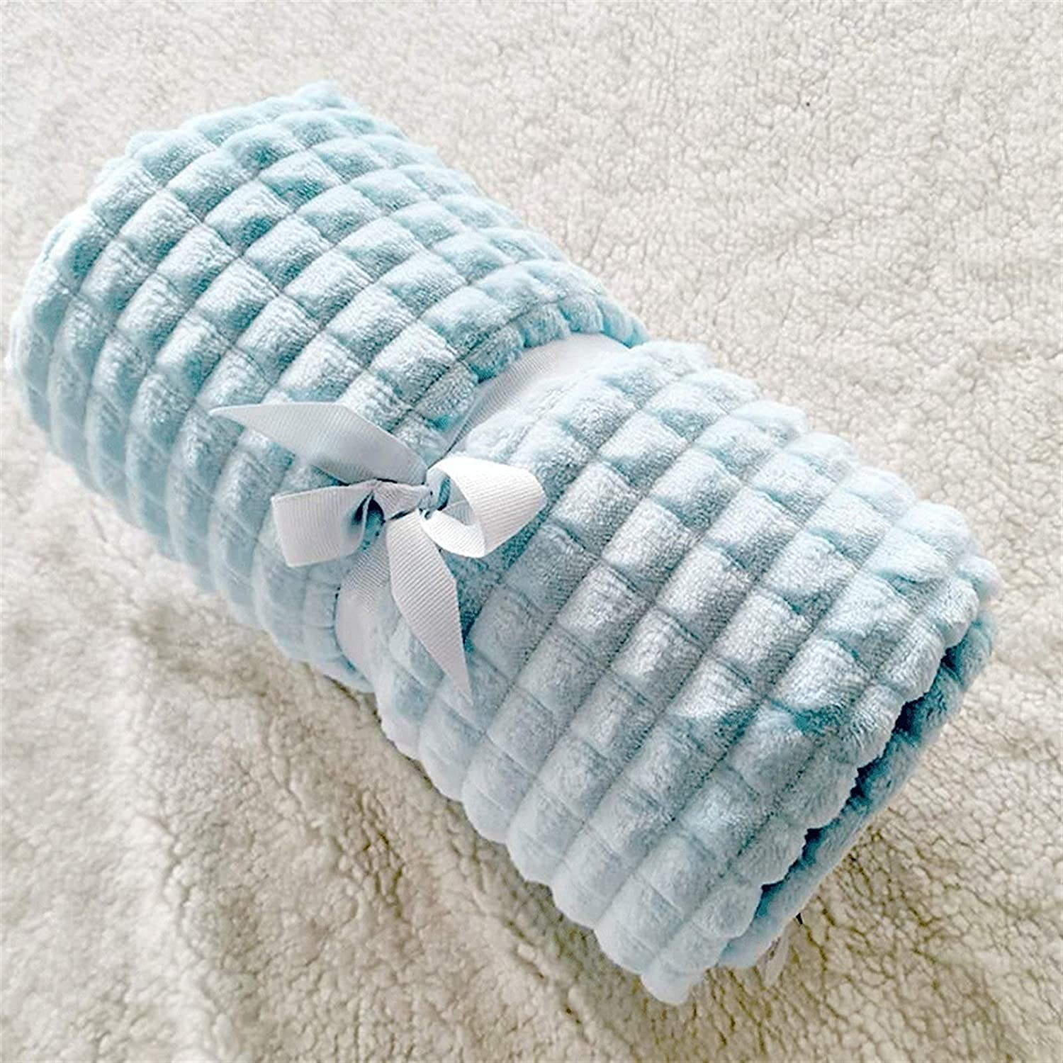 3D Fluffy Super Soft Kids Bed Spread Pink Blue Cozy Baby Blanket Spring