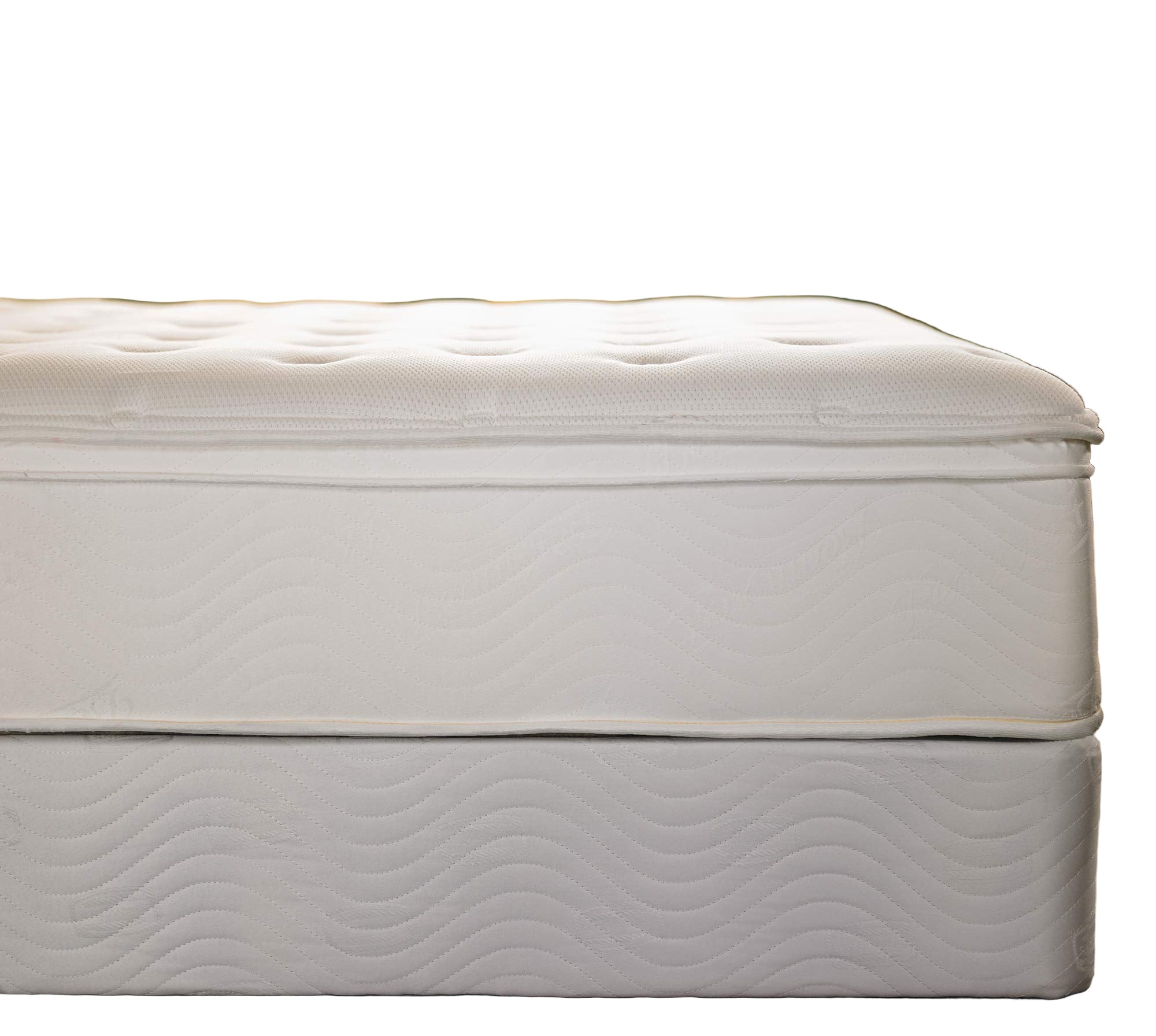 Mattress & Box Spring - 13" Pocket Coil Mattress with Quilted Plush Top