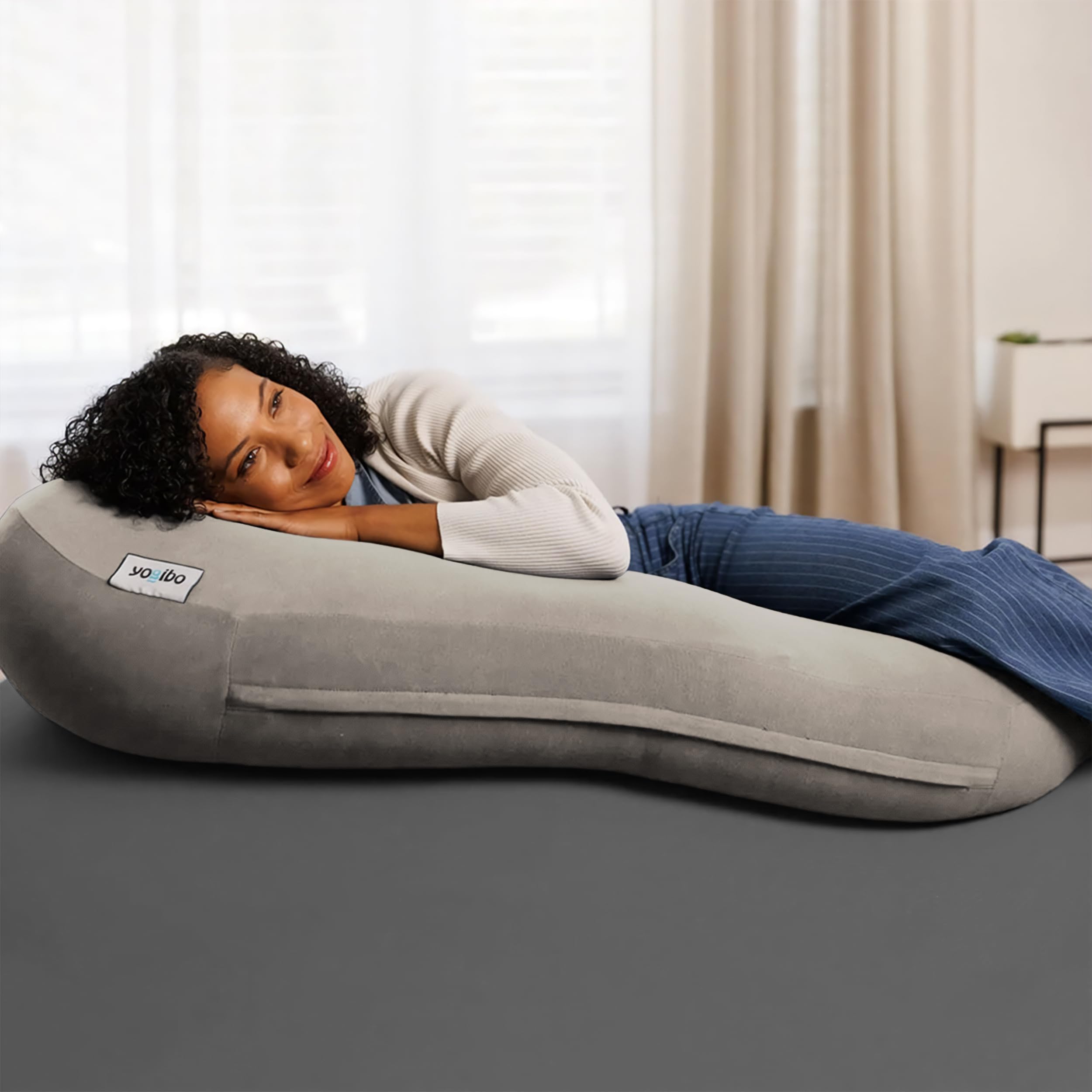 Curve Roll Body Pillow, Multi-Purpose Cylinder Tube Shaped Long Round Contour Pillow