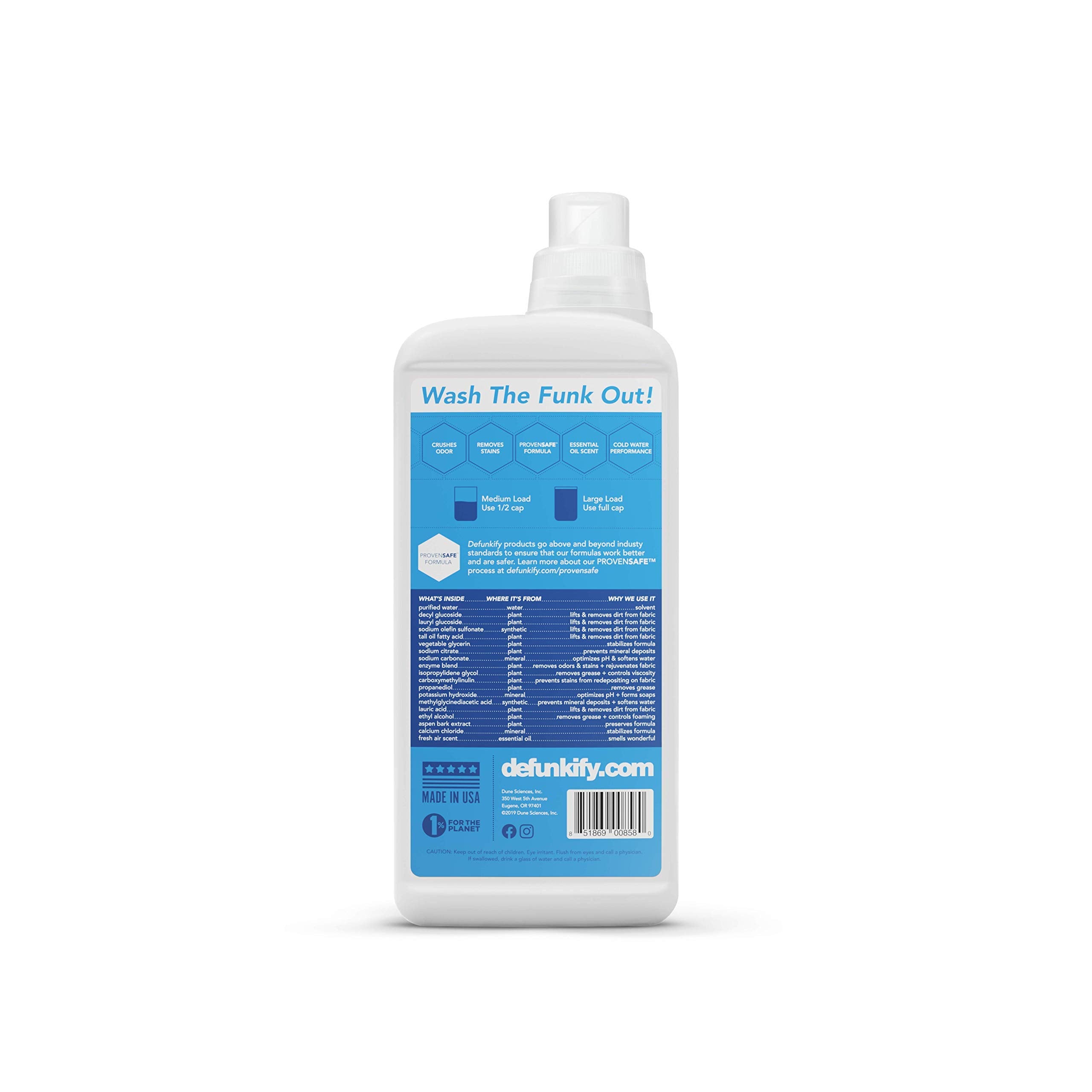 Laundry Detergent 62 Load/37.7 FlOz (2-Pack). 'Fresh Air' Liquid Laundry