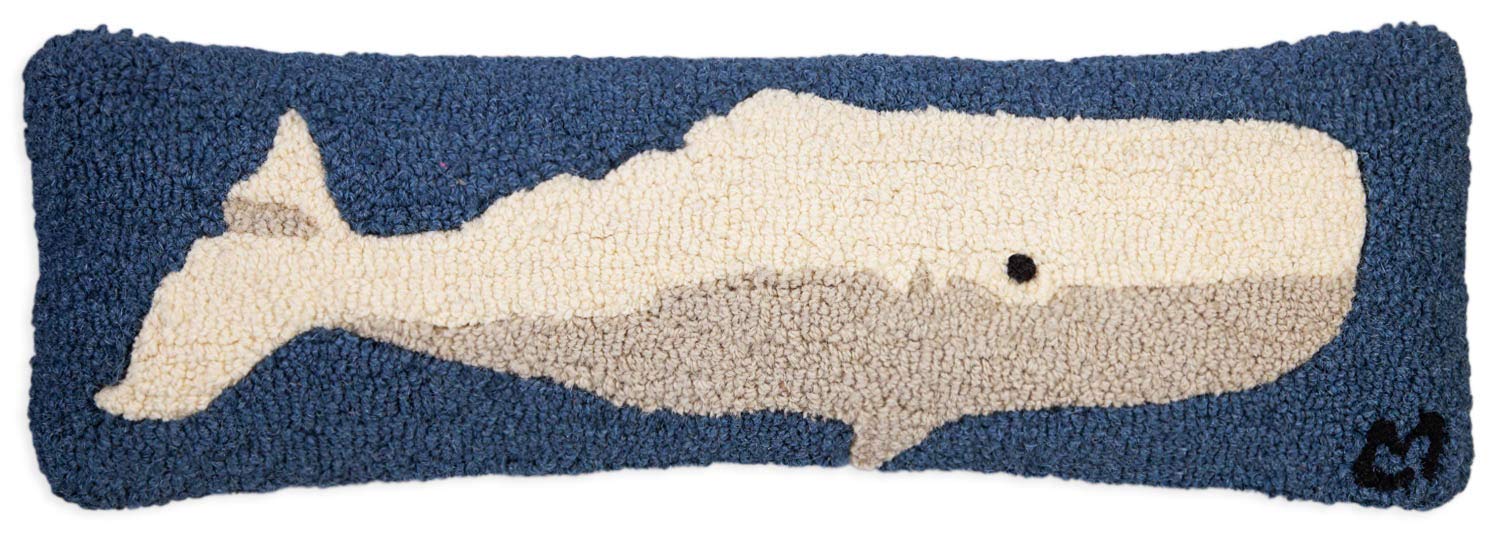 4 Corners Artist-Designed Classic Whale Hand-Hooked Wool