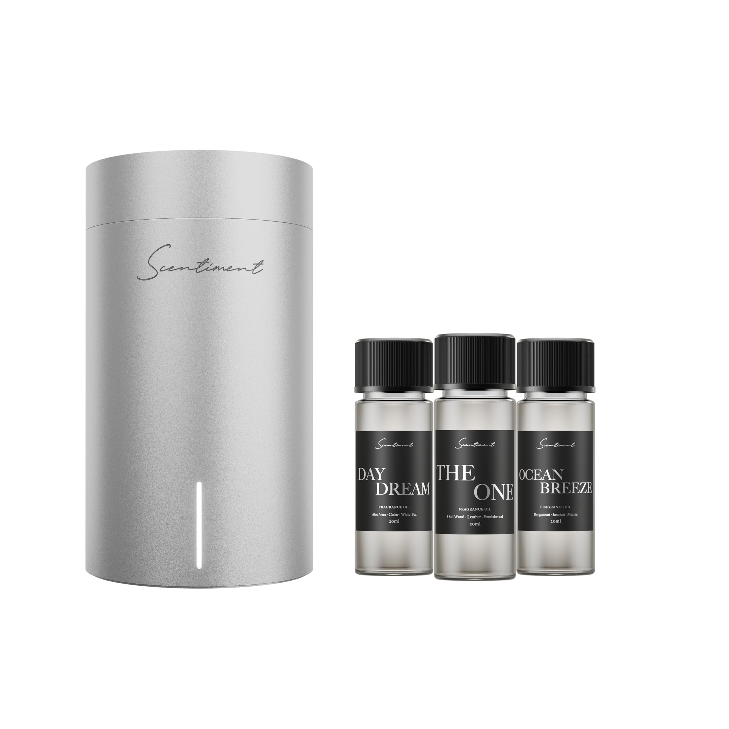Portable Cold-Air Aroma Diffuser with Smart App, Rechargeable Battery