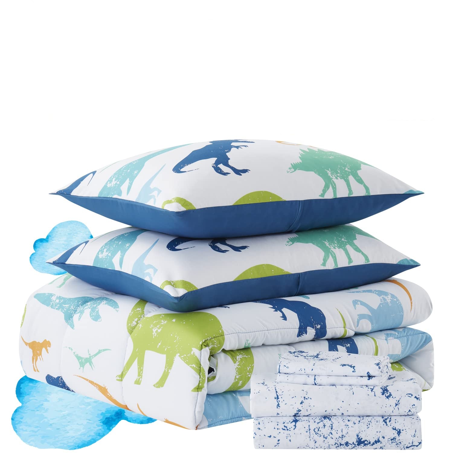 Bag for Boys and Girls Toddlers Printed Sheet Set and Comforter,