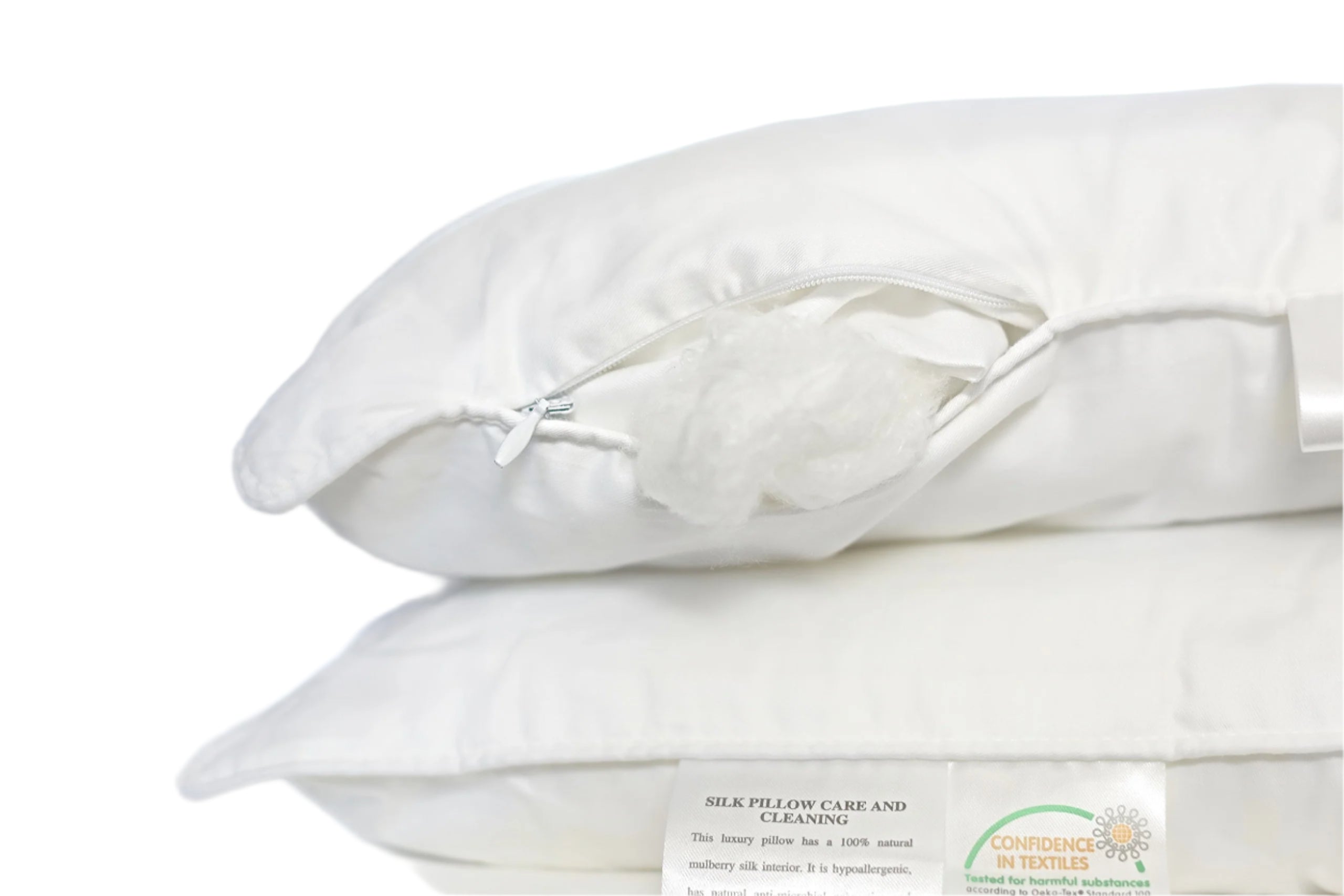 Pillows. King Size (36" x 20"). Luxury Top Grade Mulberry Silk