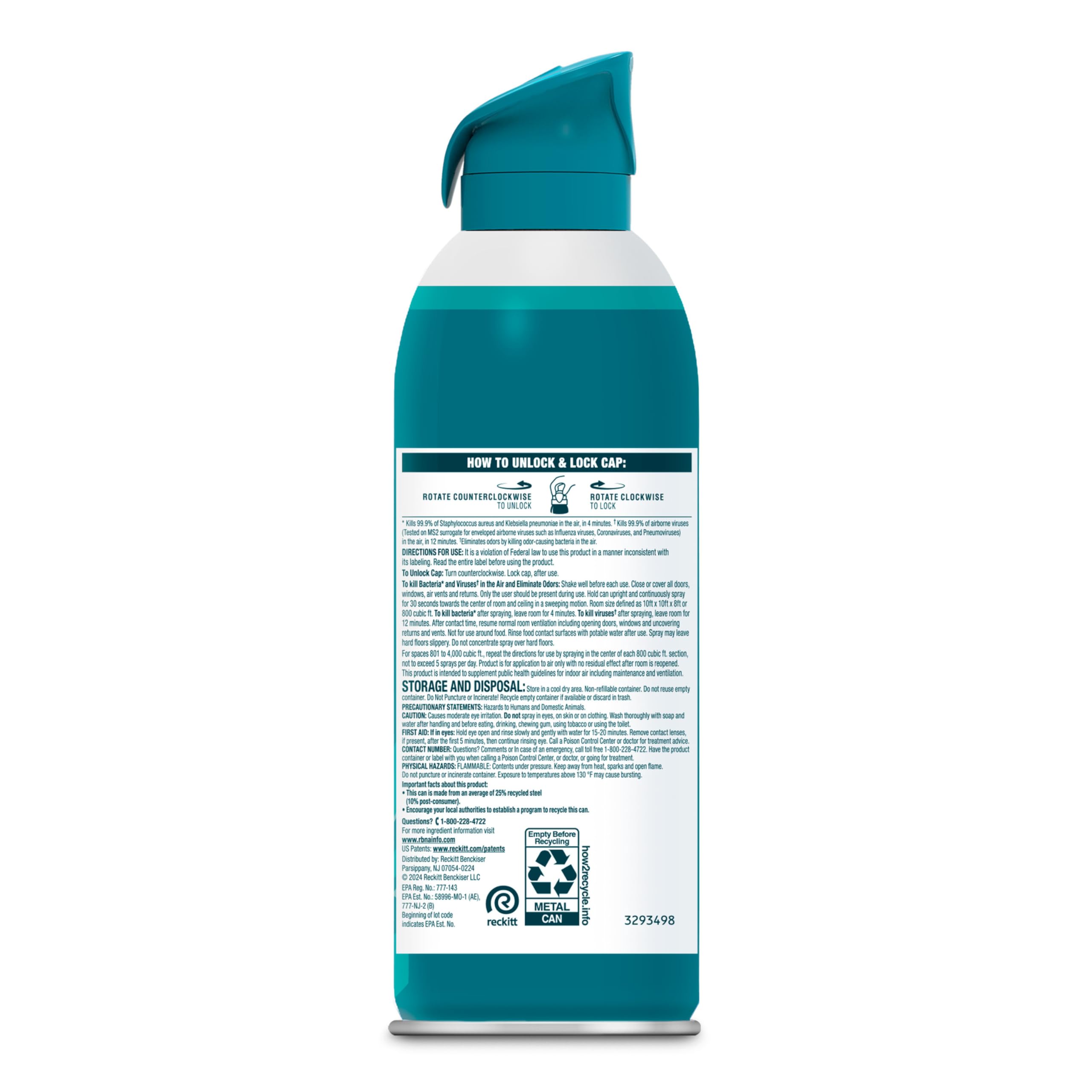 Air Sanitizer Spray with Odor Eliminator for Home & Office, Sanitizing Spray
