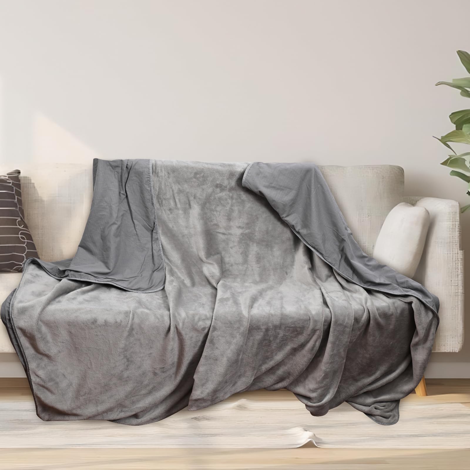 55 * 80 Inch, Grounding Blankek with 10% Silver Fiber, Earth Connected