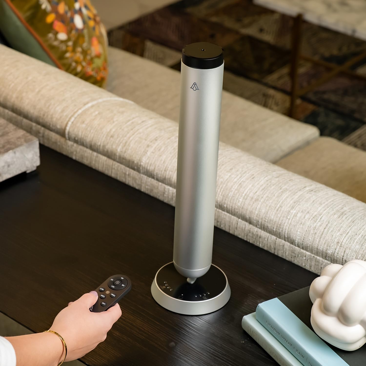 Waterless Tower Diffuser with Essential Oil - Diffuser for Aromatherapy