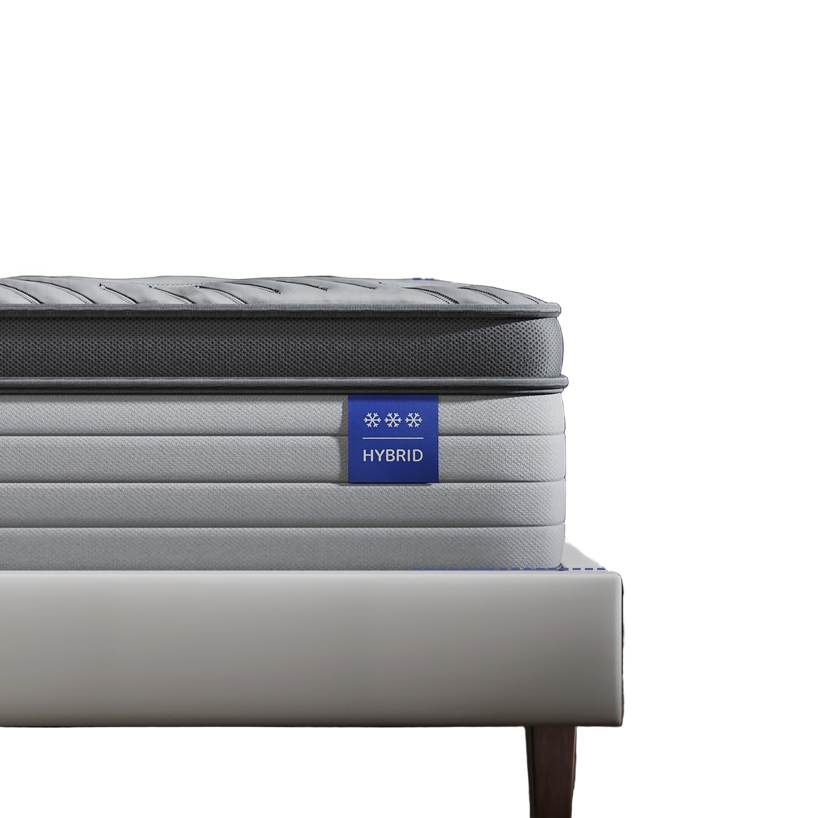 King Mattress Firm 12 Inch Hybrid Mattress with Gel Memory Foam