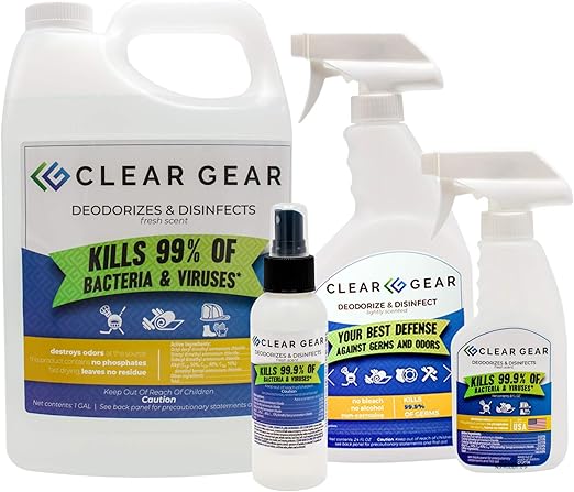 Gym Disinfectant, Yoga Mat Cleaner, Deodorizer For Sports Equipment, Gyms