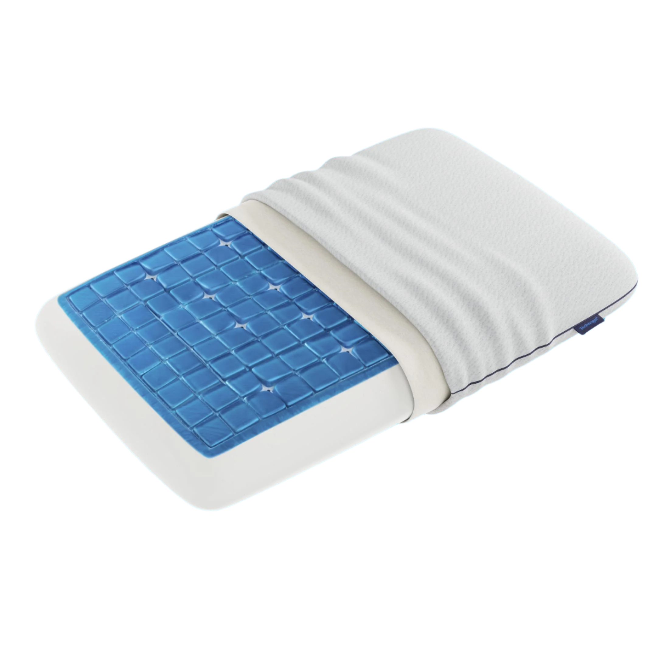 Deluxe Cooling Gel Pillow – Neck & Shoulder Pain Relief, Odorless Memory Foam