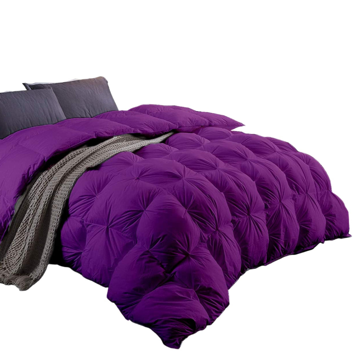 All-Season Down Alternative Pinch Pleated Comforter
