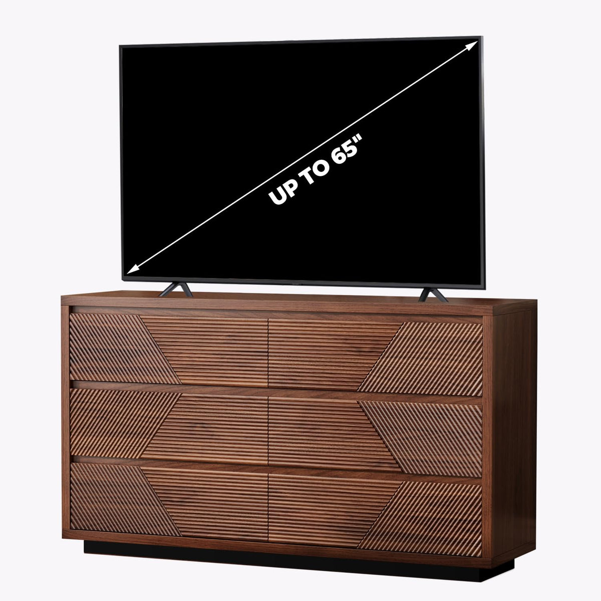 6-Drawer Wood Dresser Chest