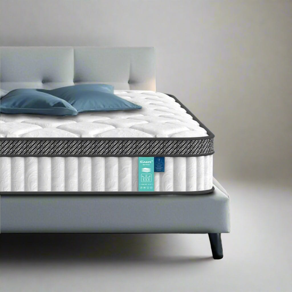 12 inch Queen Mattress, Hybrid Memory Foam and Pocket Spring, Motion Isolation