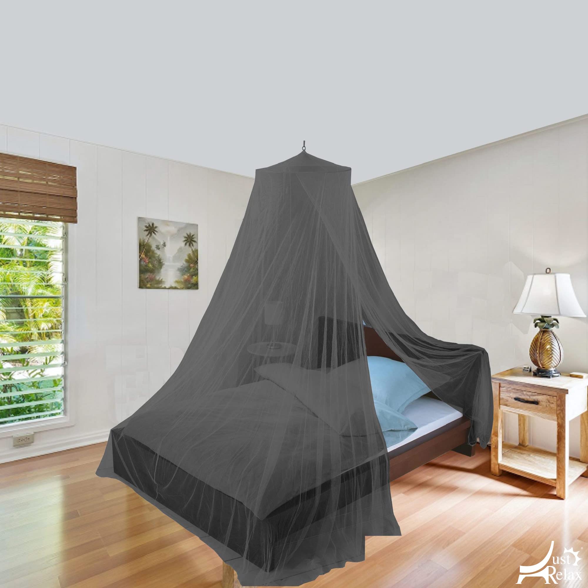 Decorative Elegant Bed Net Canopy Set Including Full Hanging Kit