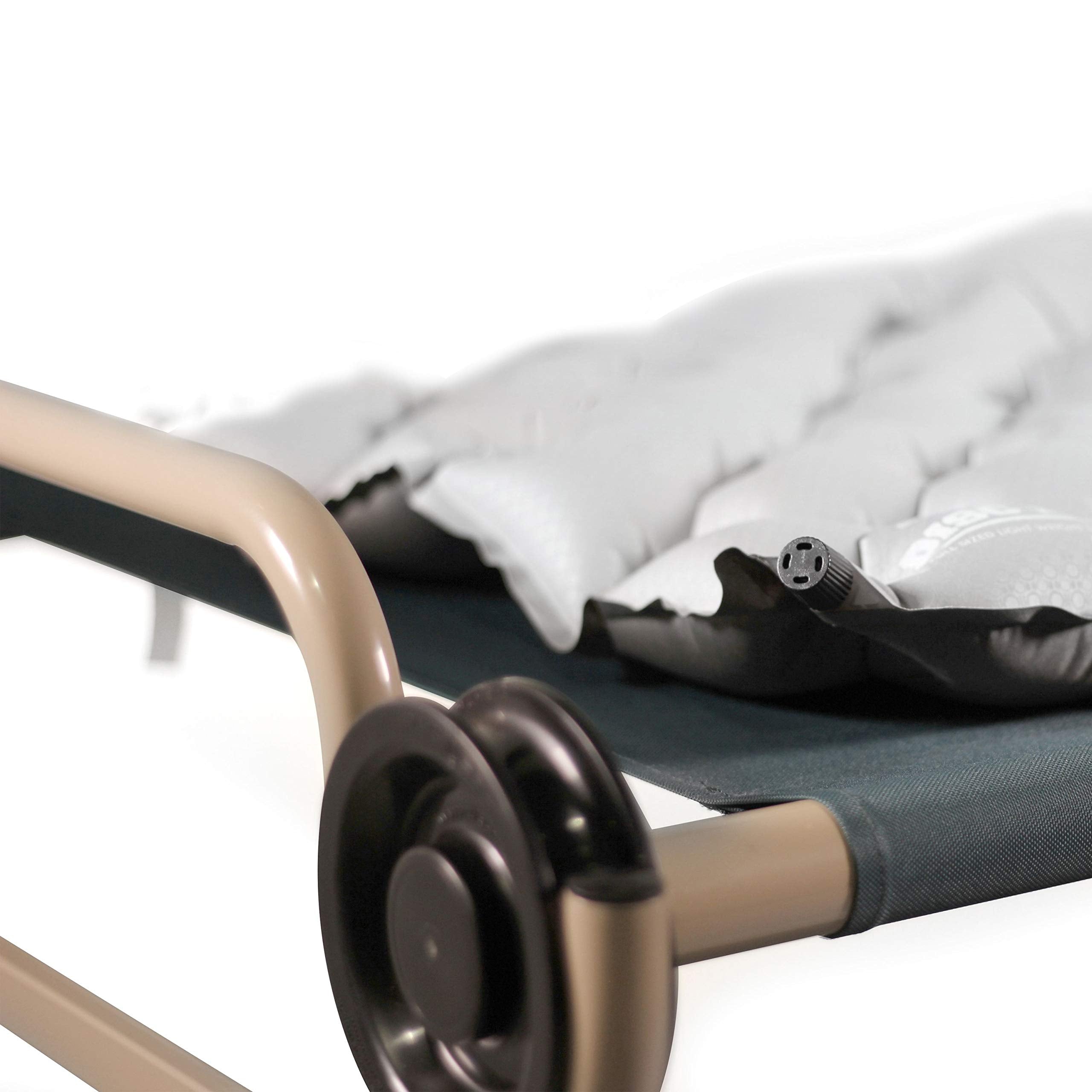 XL Quilted Disc-Pad, Portable Camping Cot Accessory Inflatable Mattress