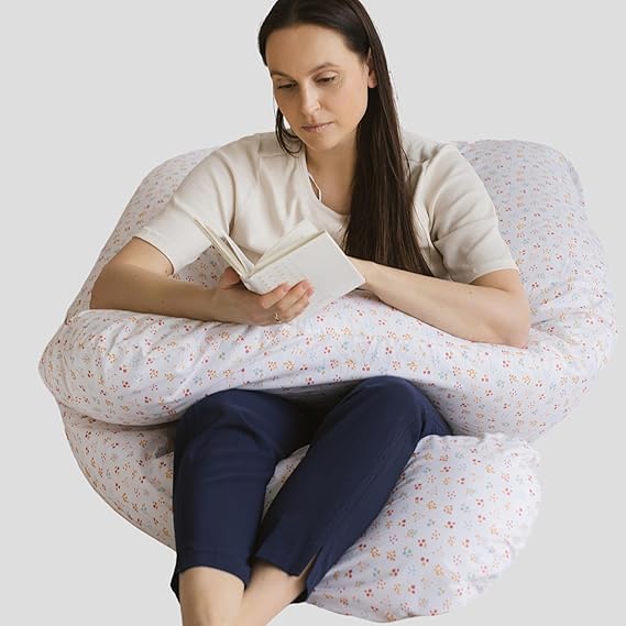First Organic U-Shape Pregnancy Pillow for Sleeping with Natura