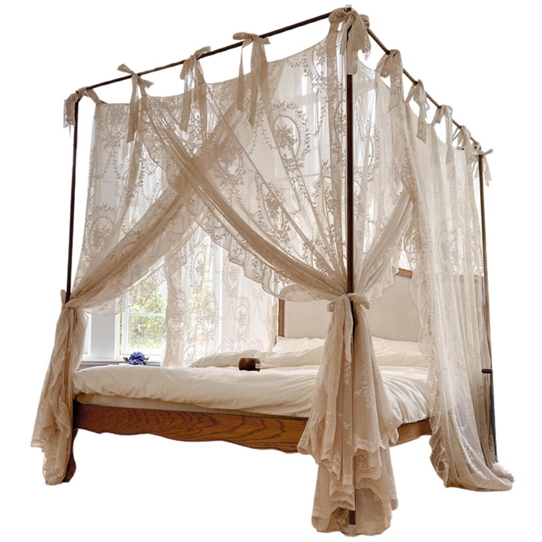 Bed Canopy, 4 Corner Post Canopy Bed Curtains