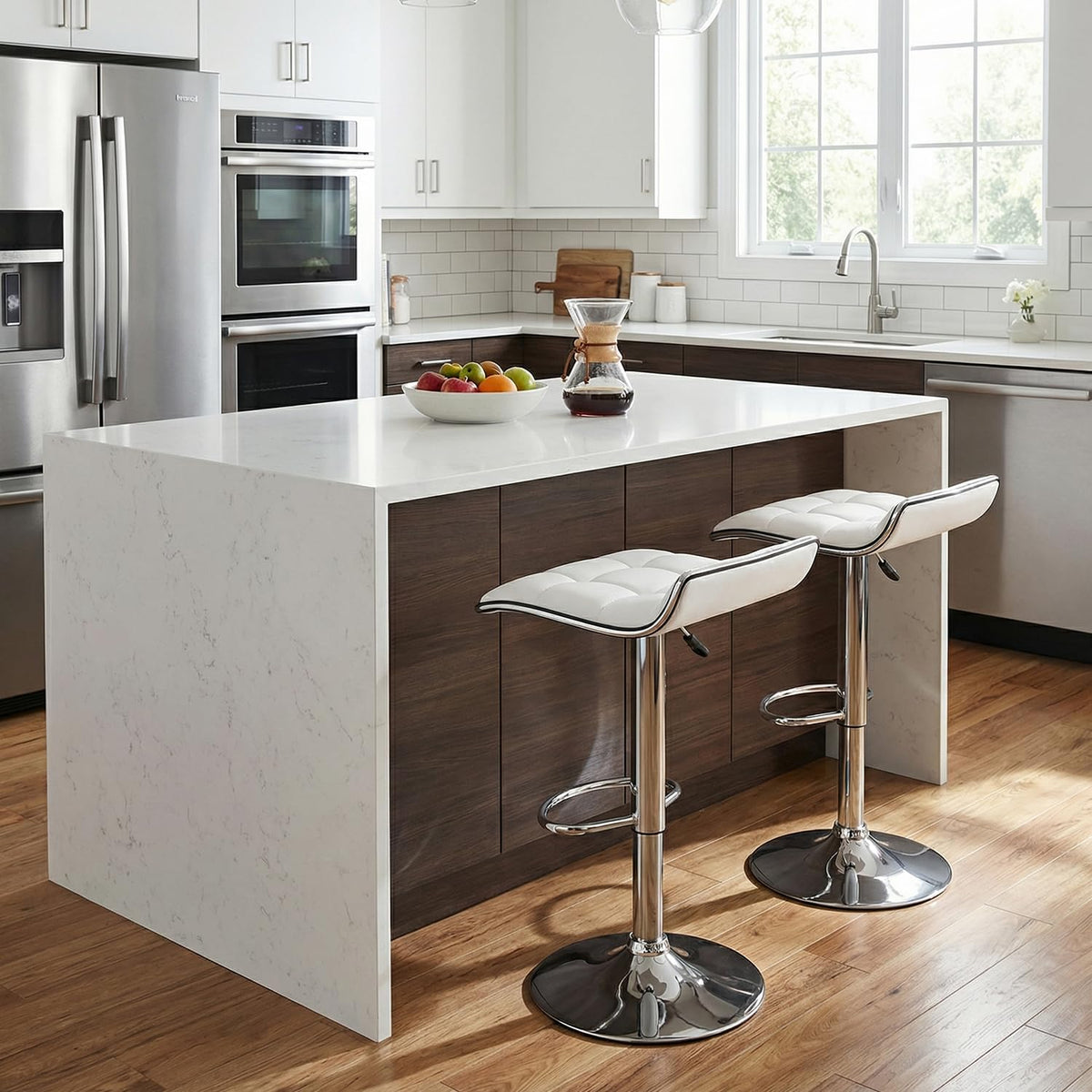 Adjustable Bar Stools Set of 2