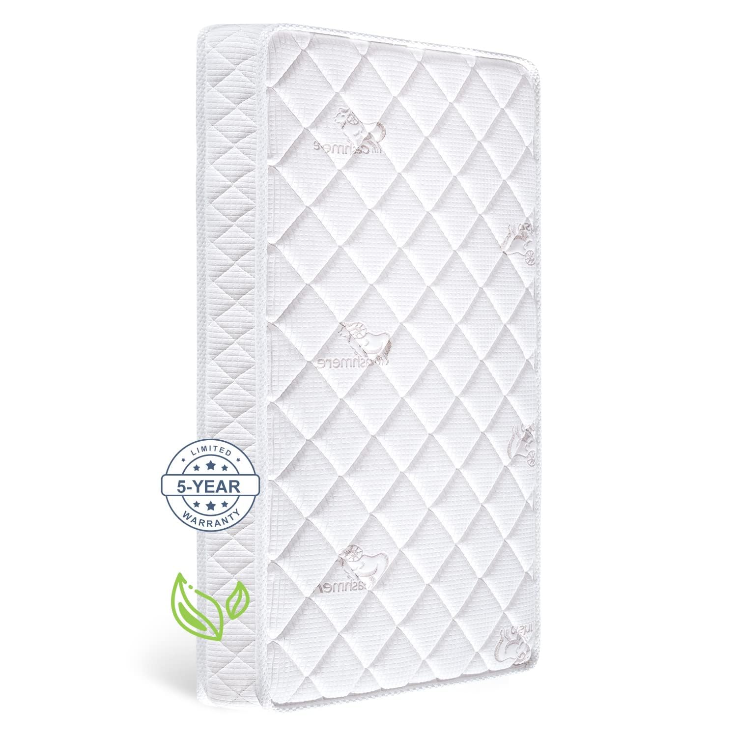 Premium Crib & Toddler Mattress,100% Knitted Fabric