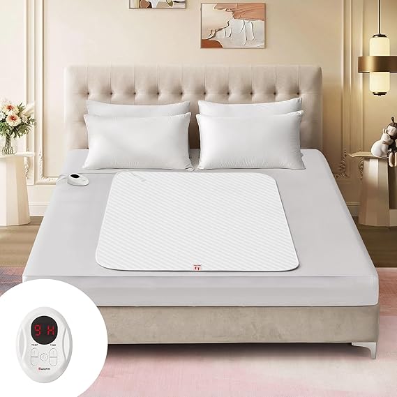 Waterproof Heated Mattress Pad, ETL Certified Bed Warmer with Memory Function