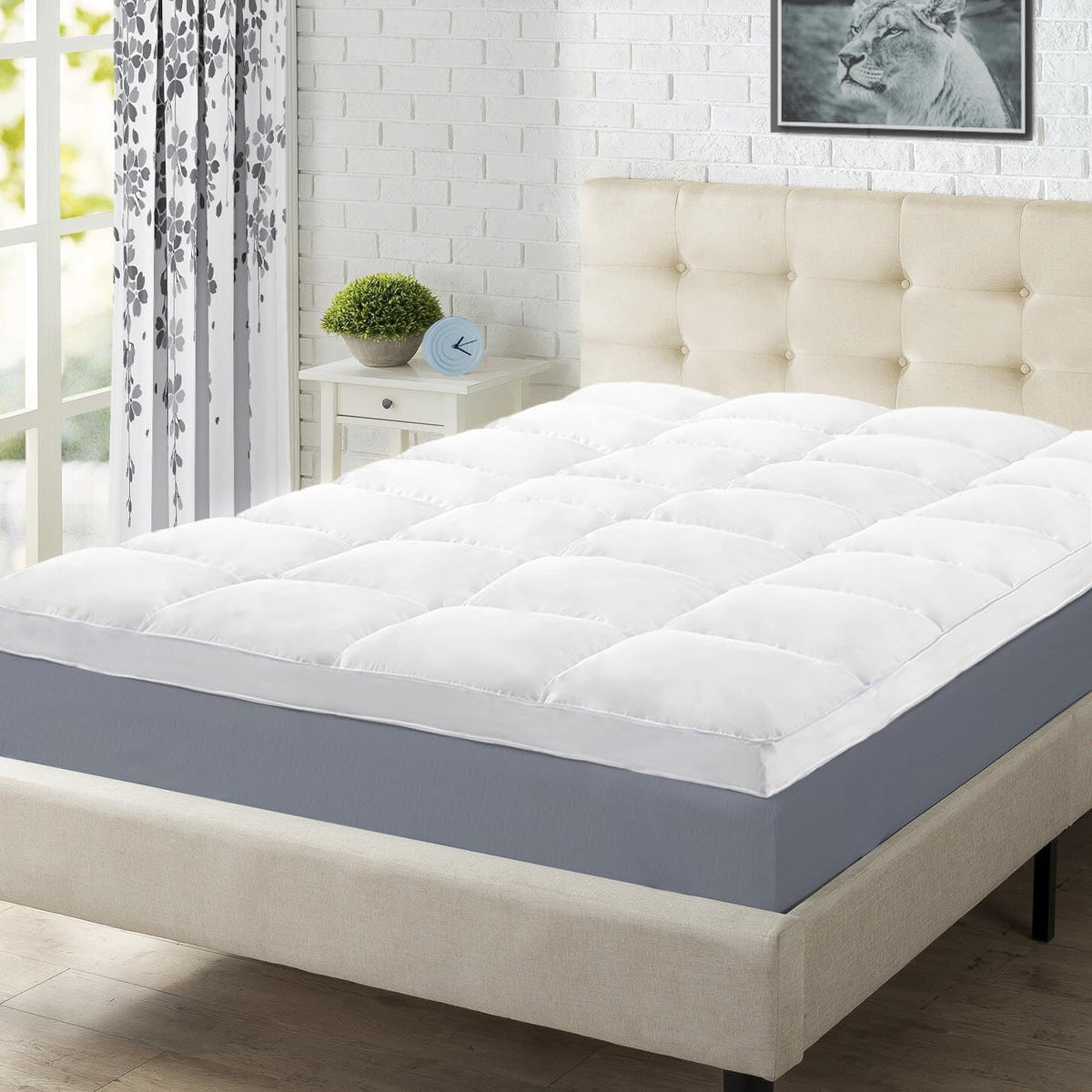 Down Alternative Mattress Topper – 2 Inch Pillow Top