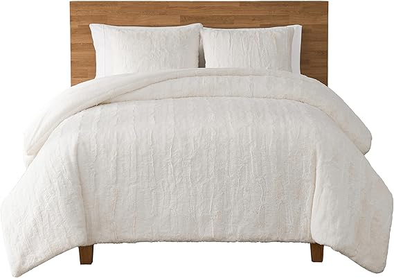 13712 Alondra King Comforter Set Soft Cozy Bedding Faux Fur Comforter