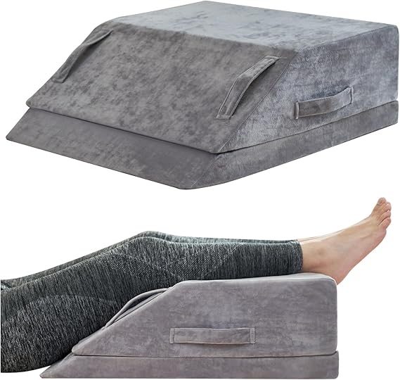 Sleeping, Bed Wedge Pillow for After Surgery 3-Height Memory Foam