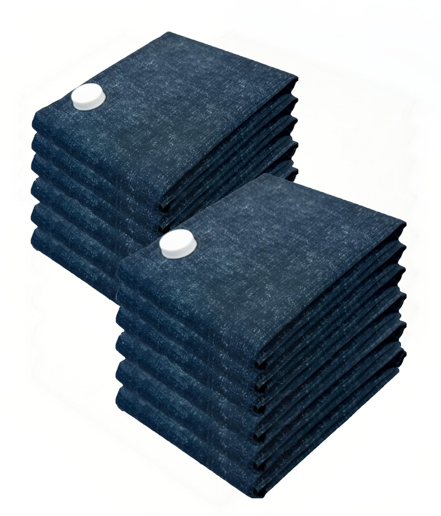12-Pack Vacuum Storage Bags, 3 Jumbo+3 Large+3 Medium+3 Small, Reusable Leakproof