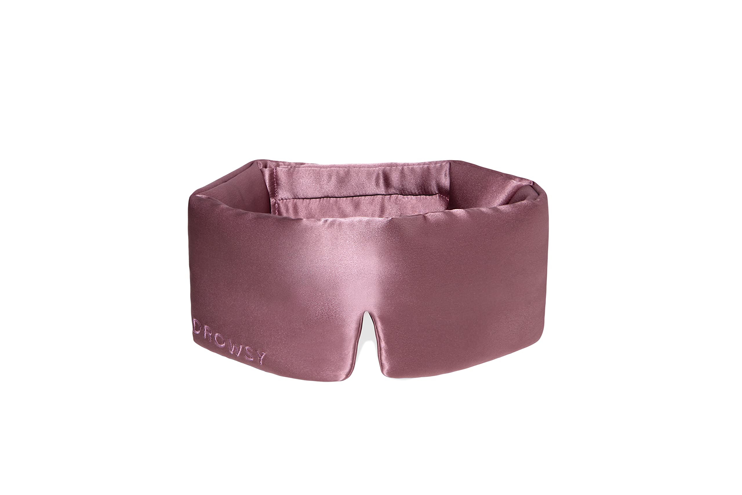 Lovers Pack 2X DROWSY Silk Sleep MASK - 1 Midnight Blue and 1 Damask Rose