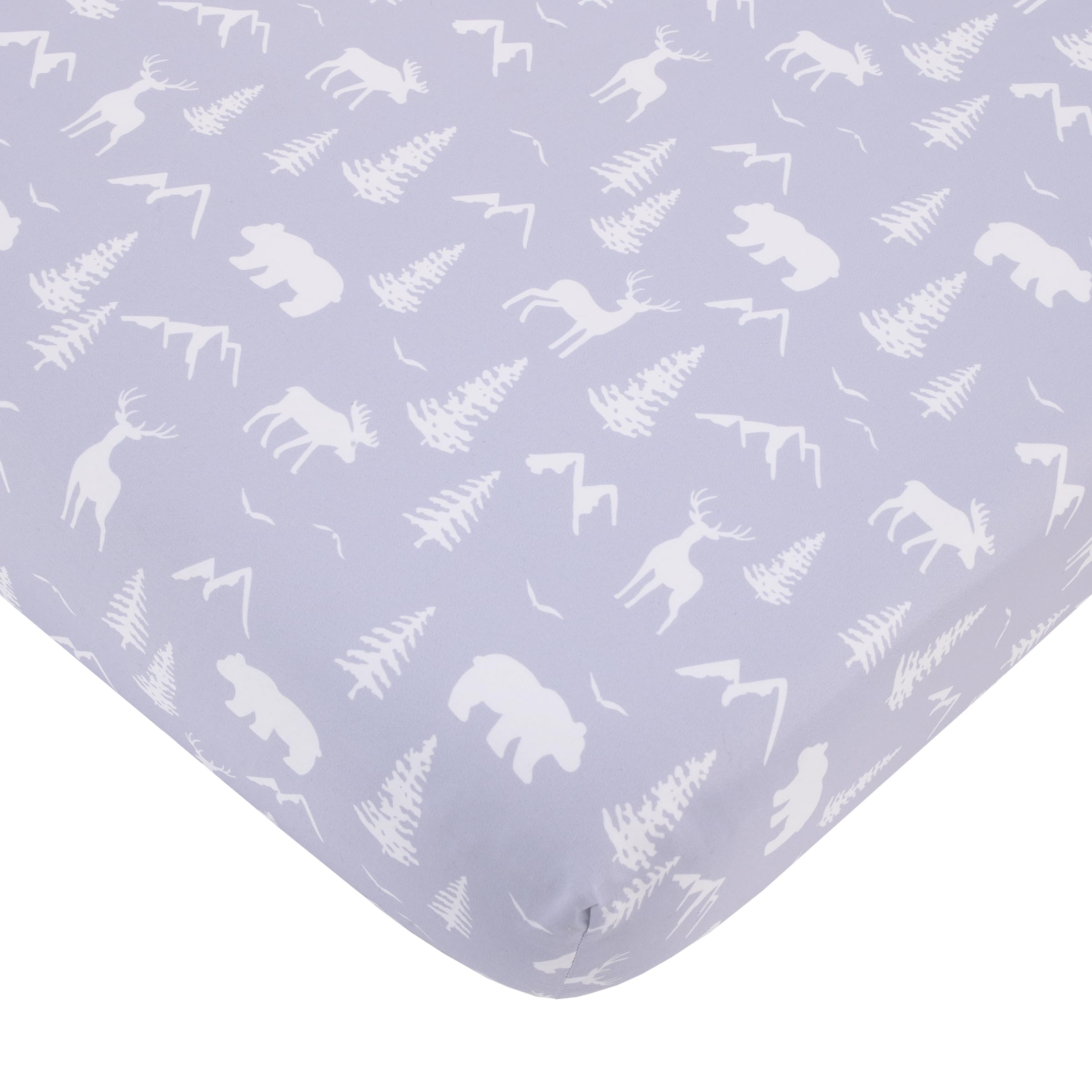 Little Love National Park Navy Buffalo Check, Gray, Blue, and Brown Camping Bea