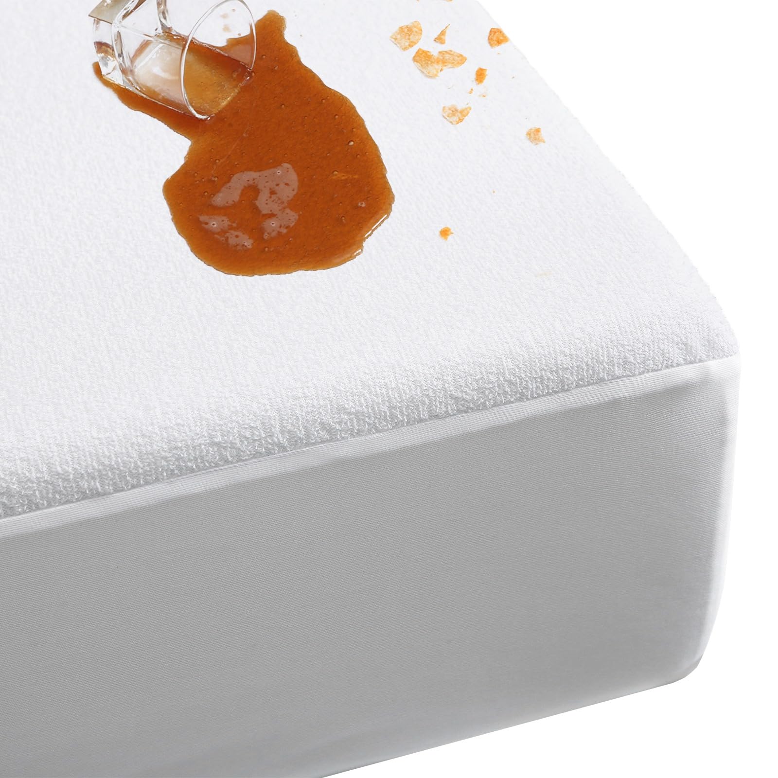 Waterproof Mattress Protector Queen Size, Bed Protective Pee Sheet Cover