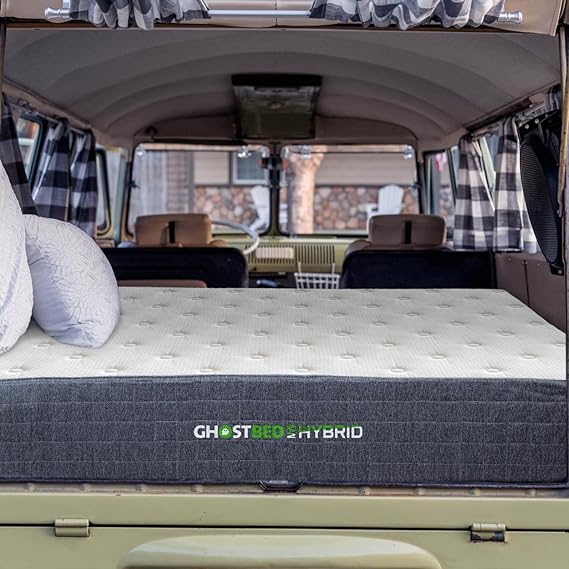 10" Short King RV Mattress - Memory Foam & Hybrid Coils, Medium Feel