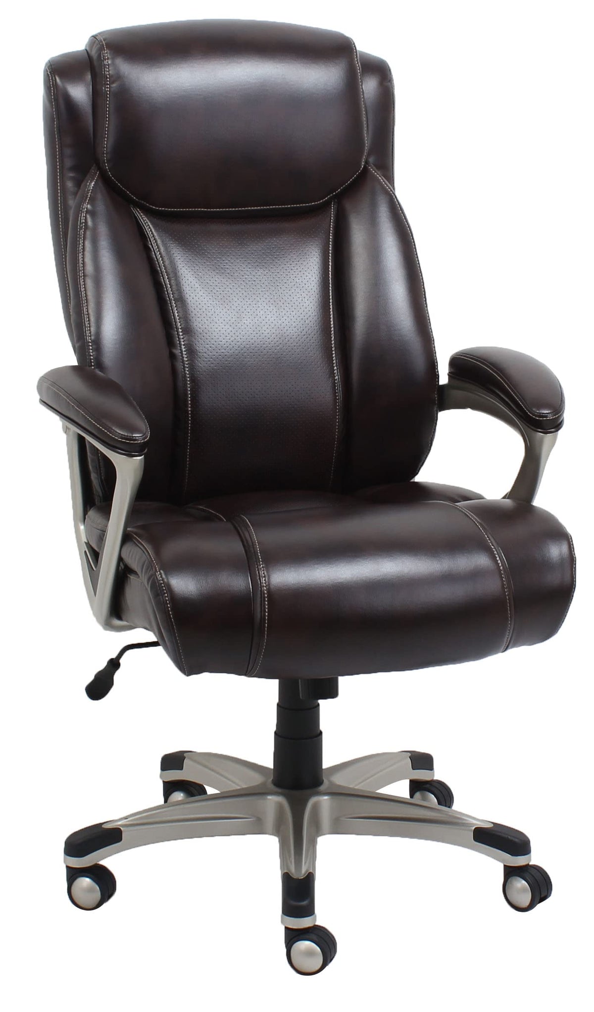 Big & Tall Executive Office Chair – Leather, Lumbar Support, 350 lbs