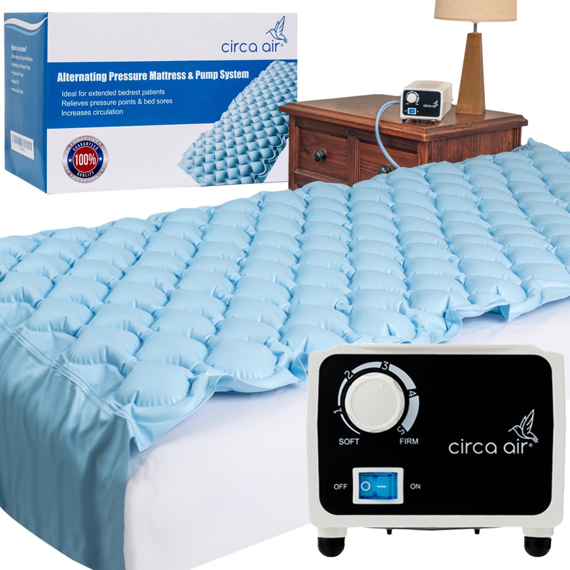 Alternating Pressure Mattress for Bed Sores and Ulcers Relief