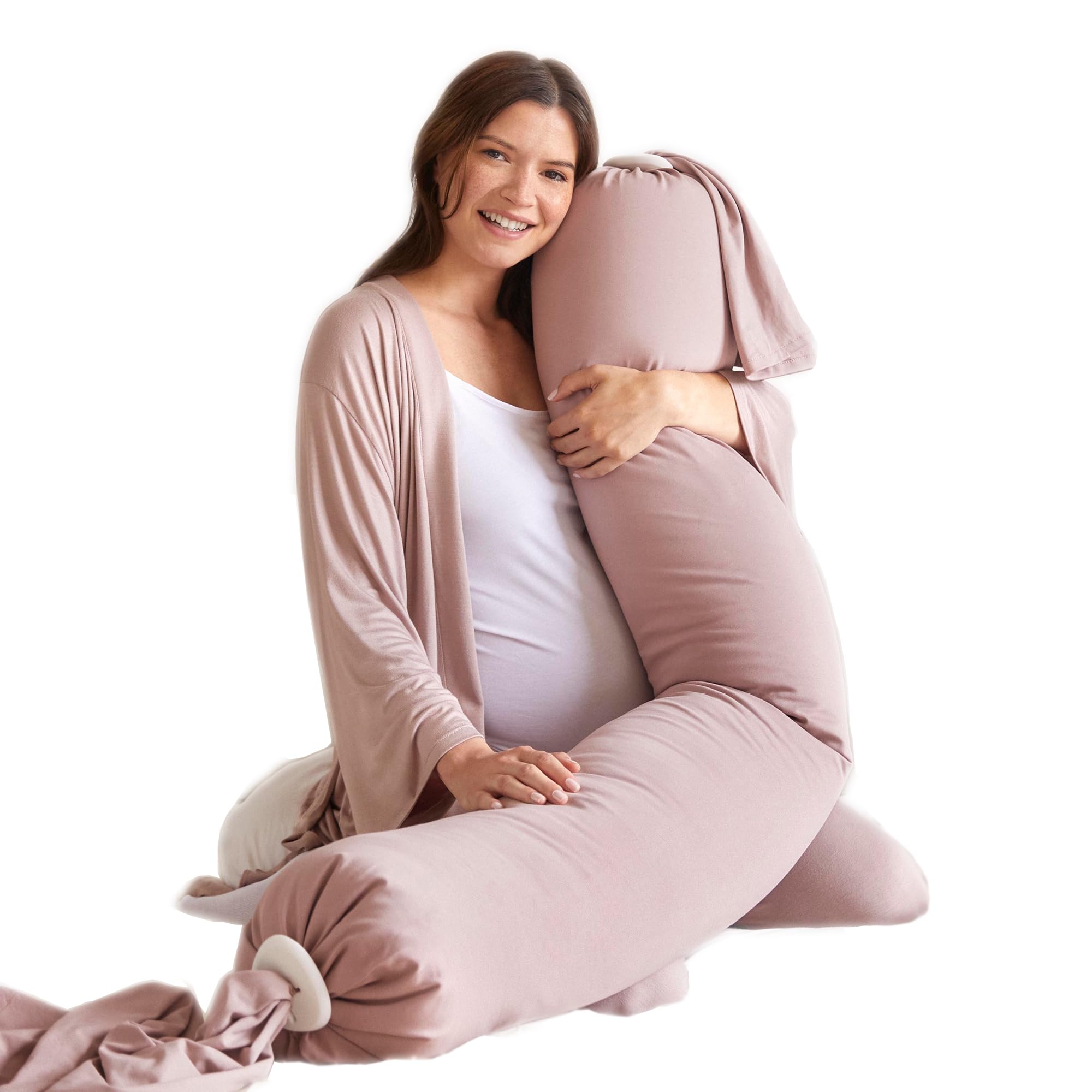 Adjustable Pregnancy Pillow – Full Body Support for Side Sleeping