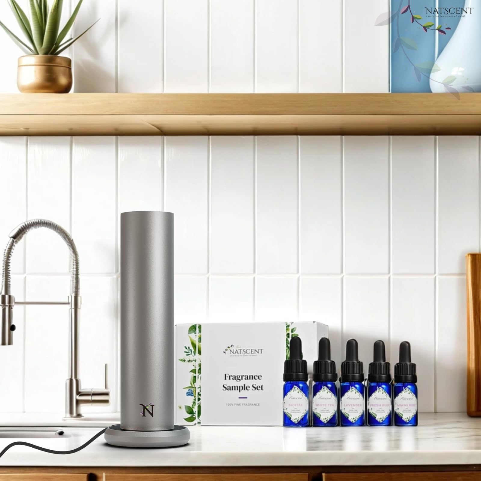 Essential Oil Diffuser for Home with Fragrance Sample