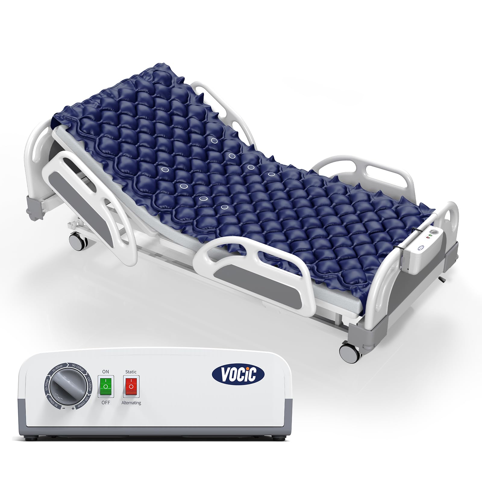 Alternating Air Pressure Mattress Pad, Bed Mattress Topper with Micro
