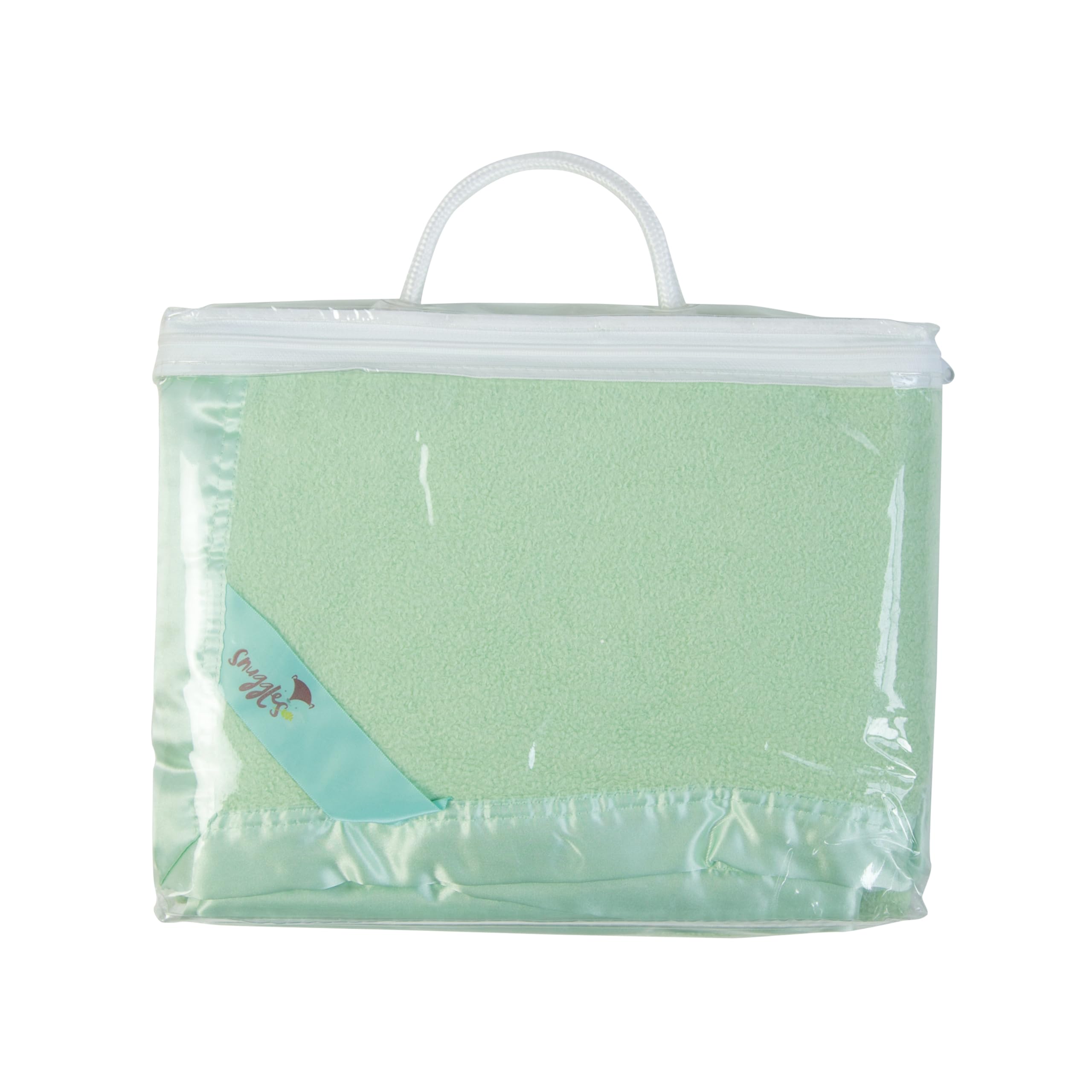 Rayon Soft Light Green Toddler Security Blanket - Lime Green Baby Blanket
