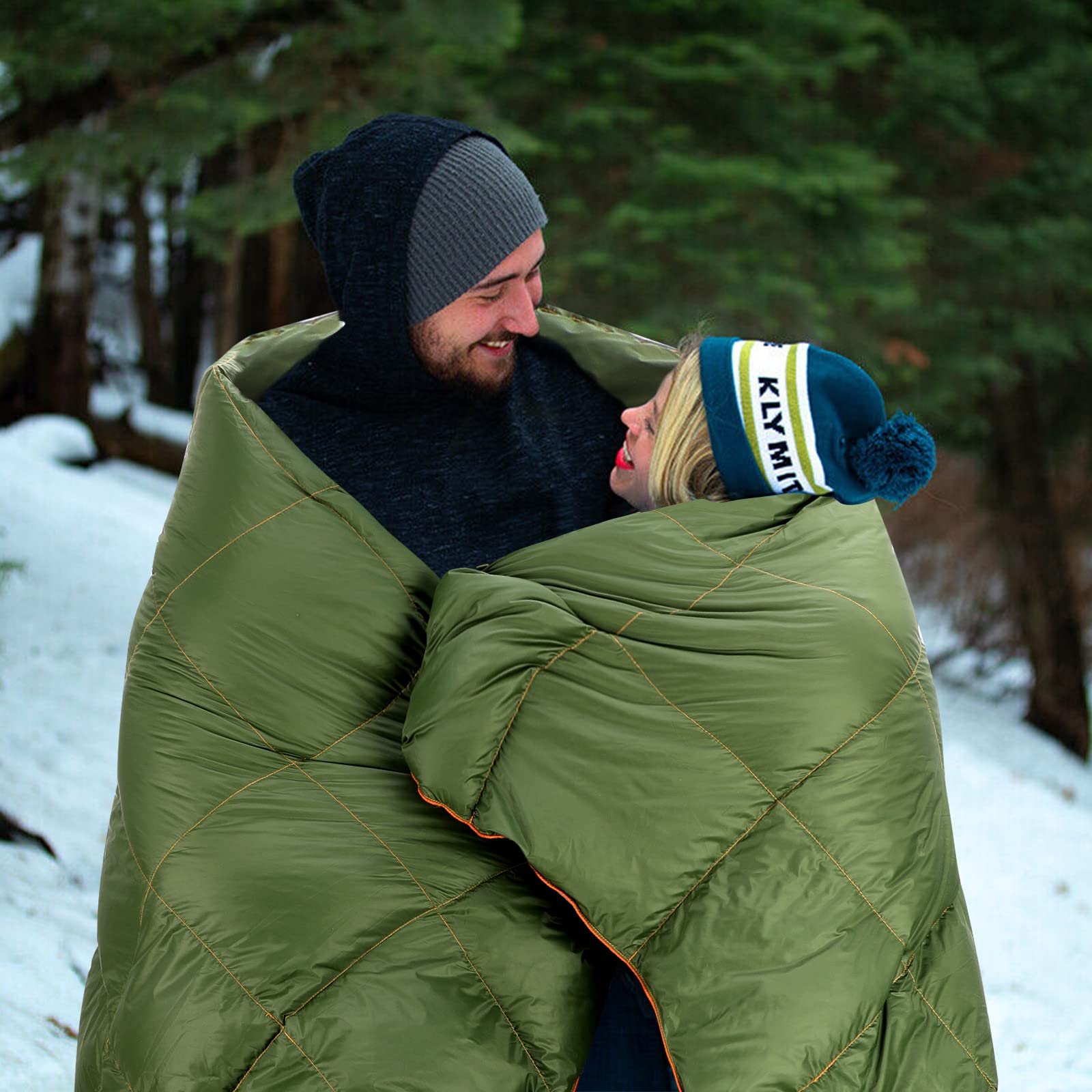 Down Camping Blanket - Packable Backpacking Quilt, Lightweight