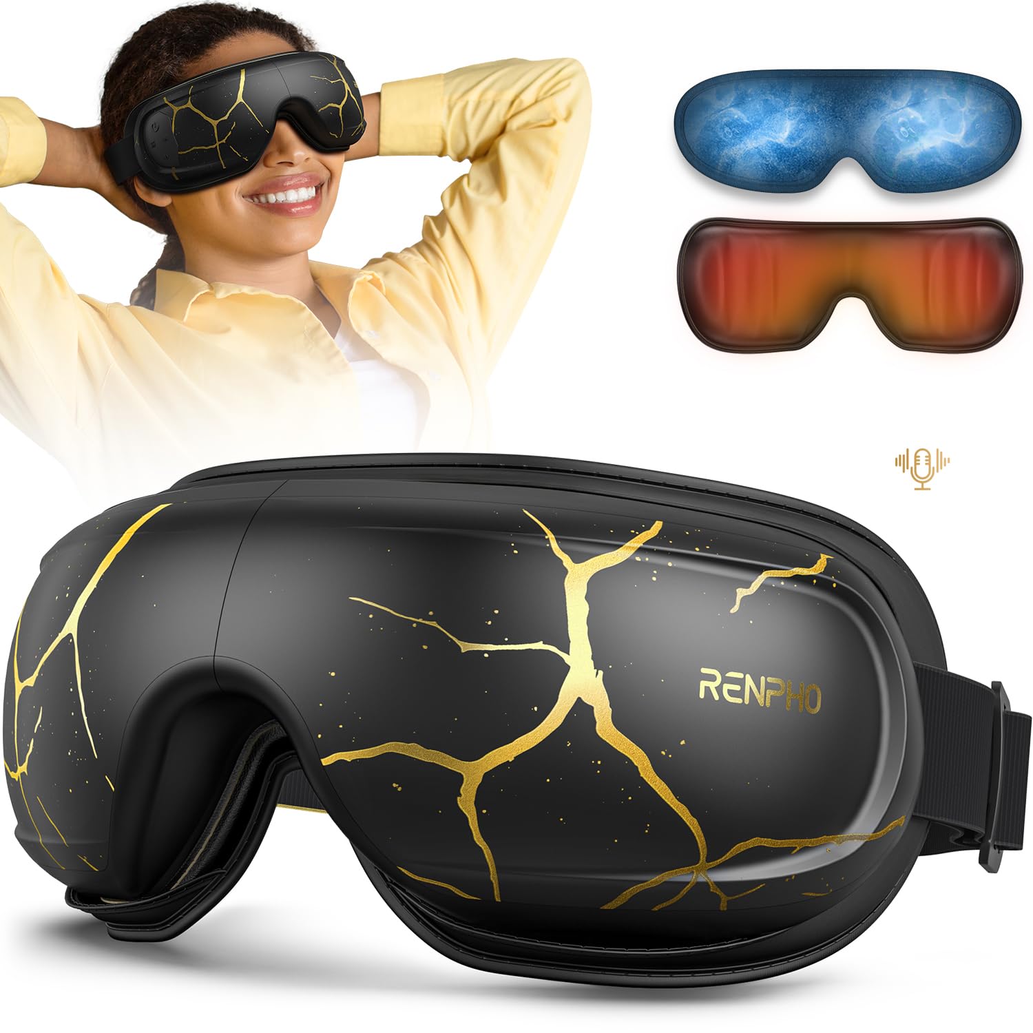 Eye Massager with Heat and Cooling, Birthday Gifts for Women/Men