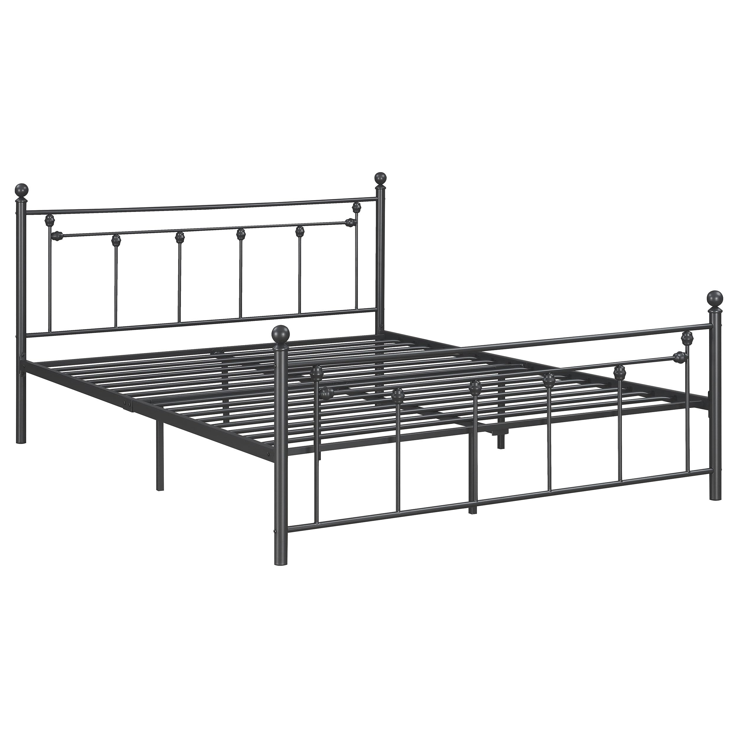 Canon Transitional Wood Queen Size Open Frame Bed Frame Platform Bed 39-inch