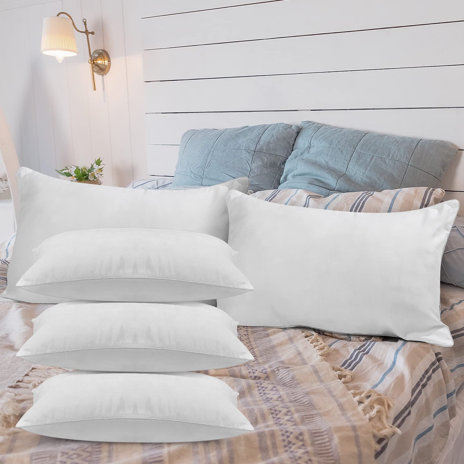 36 Pcs Queen Size Pillows for Sleeping Standard Size Inserts Hotel Bed Pillows Bulk