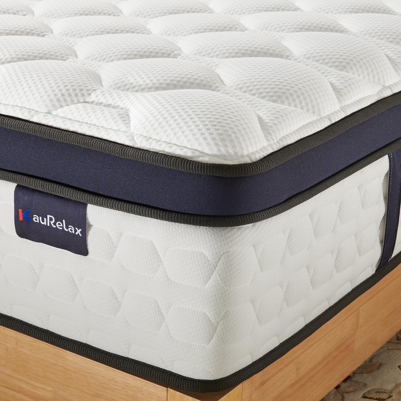 Queen Mattress 12 Inch,Hybrid with Memory Foam for Pressure Relief