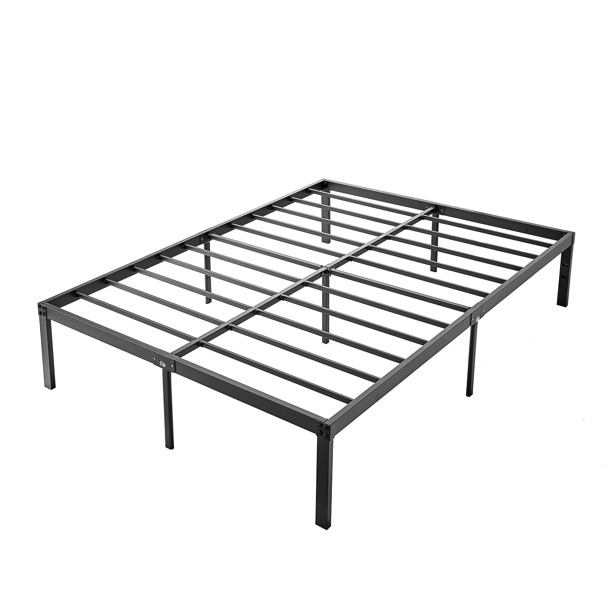 Metal Platform Bed Frame Heavy Duty Steel Slat/Easy