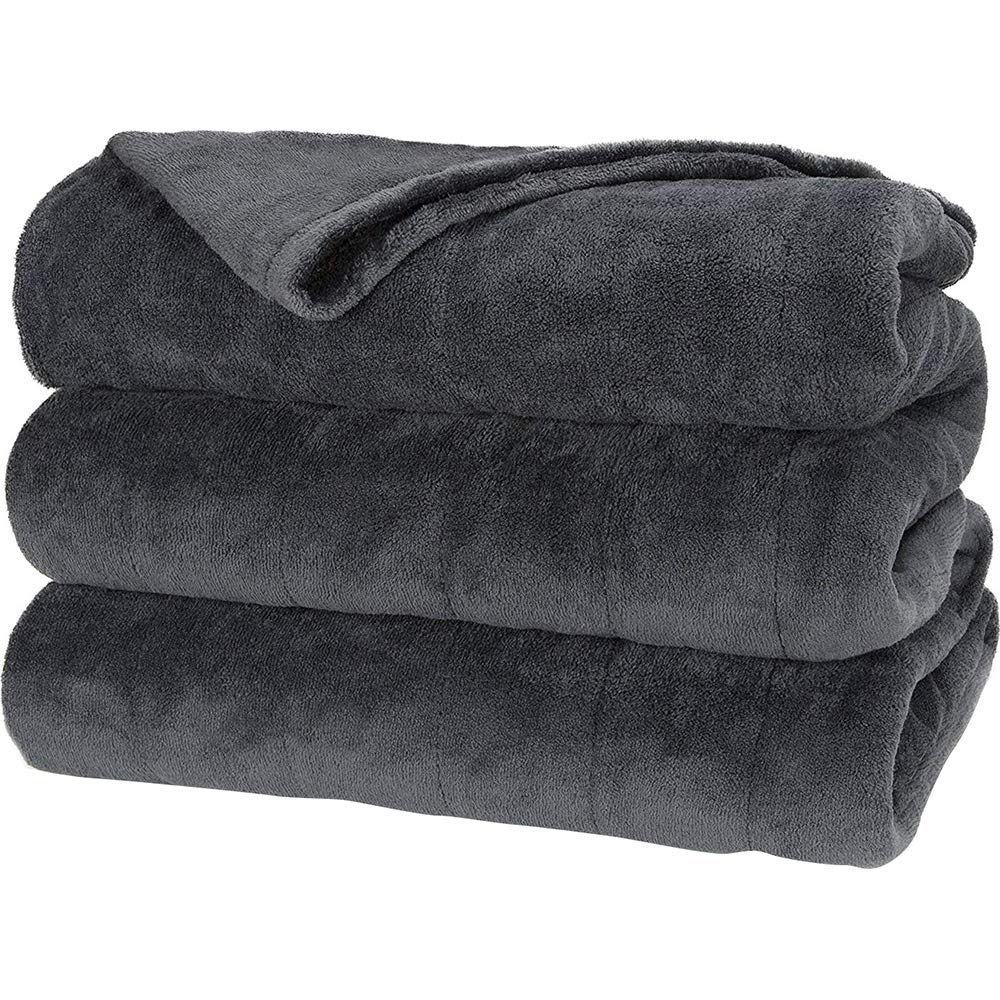 Blanket | Microplush, 10 Heat Settings, Slate, King - BSM9KKS-R825-16A00