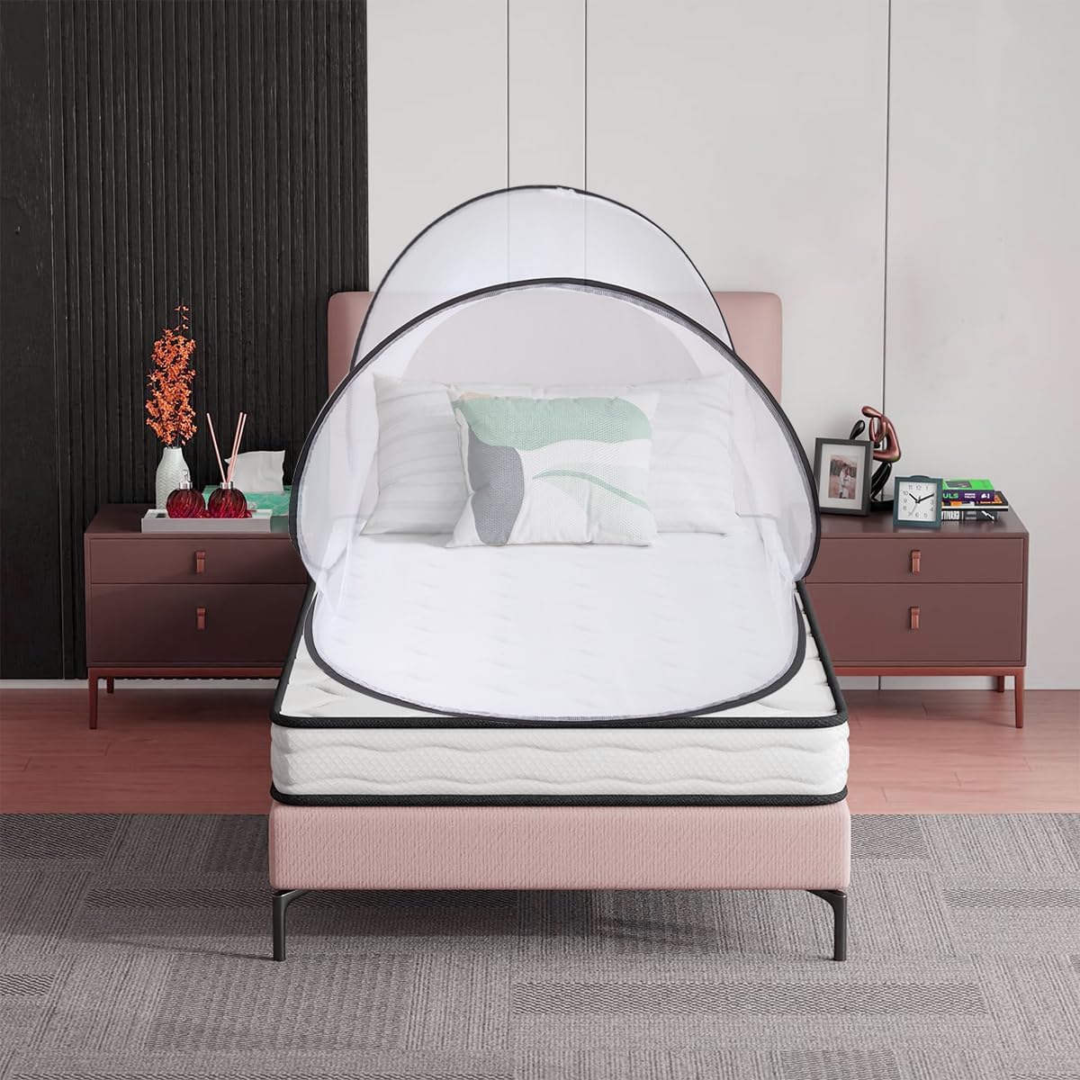 Large Pop Up Mosquito Tent,Portable Foldable Mosquito Net for Camping